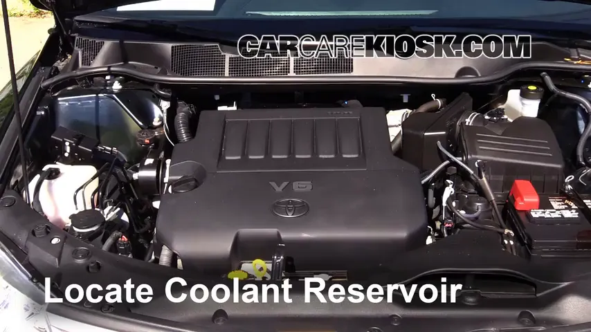 2014 Toyota Venza LE 3.5L V6 Coolant (Antifreeze) Check Coolant Level